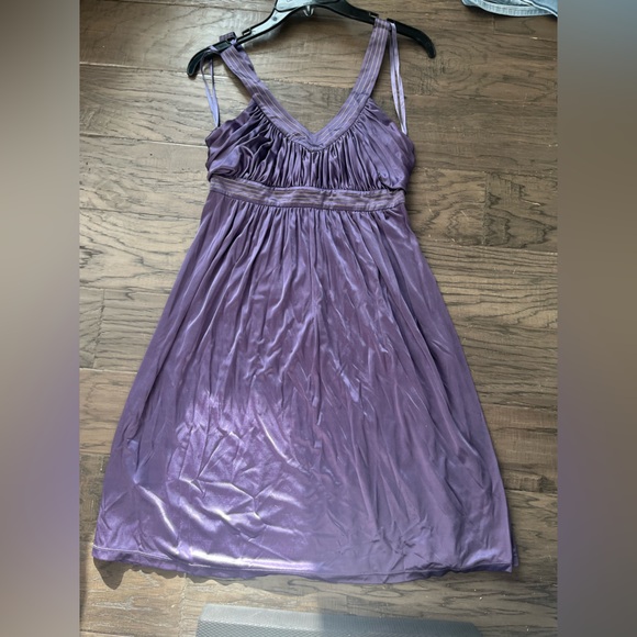 BCBGMaxAzria Dresses & Skirts - Women's Purple Pleated Cocktail Dress